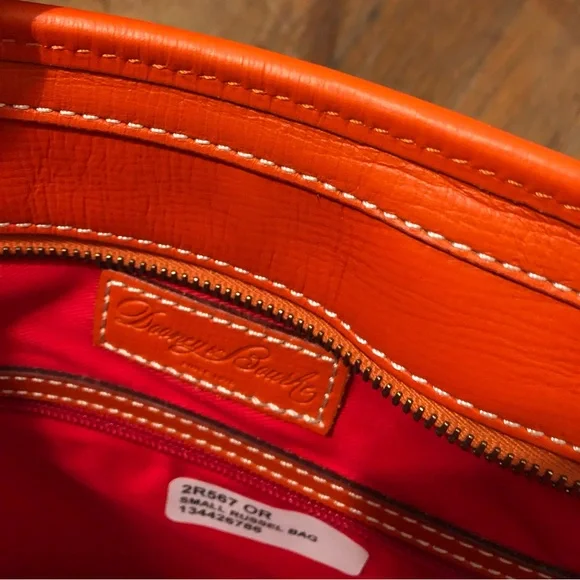 🎁 NWT Dooney Bourke  Russel tote orange - Picture 8 of 11